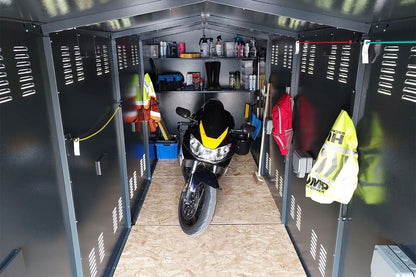 Asgard Centurion Motorbike Plus 2 Garage 5' x 18' Full Extension - Police Preferred Specification-Installation Available (Copy) (Copy)