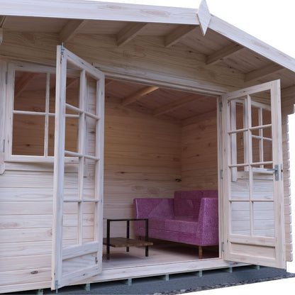 Shire Clipstone 12x8 28mm Log cabin