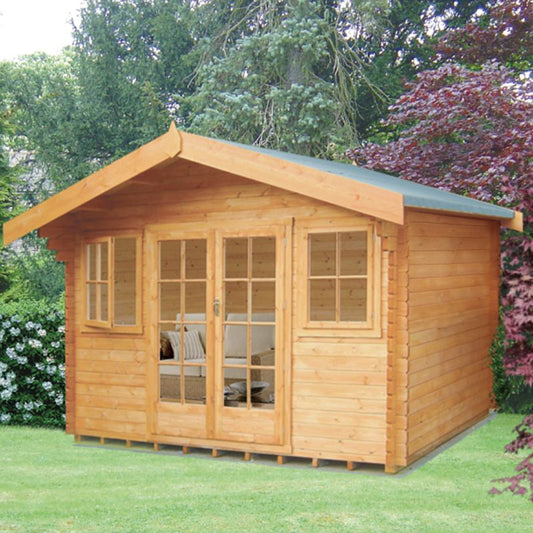 Shire Clipstone 12Gx8 28m Log cabin