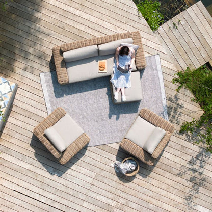 Pacific Lifestyle - Como Natural Antique Outdoor Seating Set