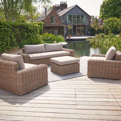 Pacific Lifestyle - Como Natural Antique Outdoor Seating Set
