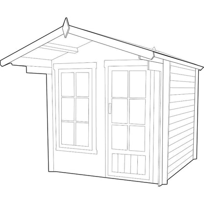 Shire Crinan 10x10 19mm Log cabin
