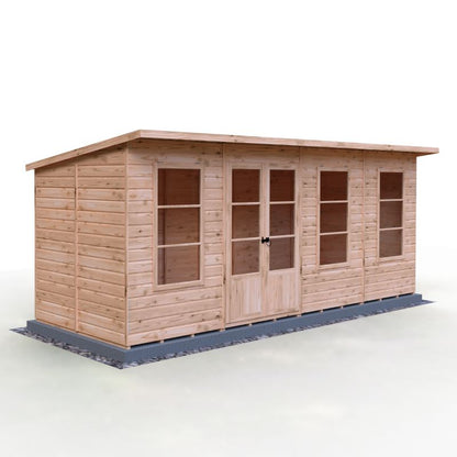 Shire Dahlia 16X6 Pent Summerhouse