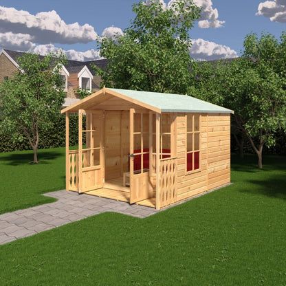 Shire Delmora 8x10 including Verandah Summerhouse