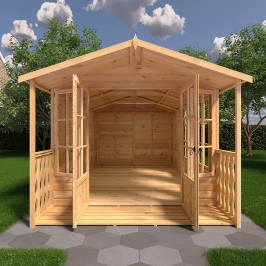 Shire Delmora 8x14 including Verandah Summerhouse