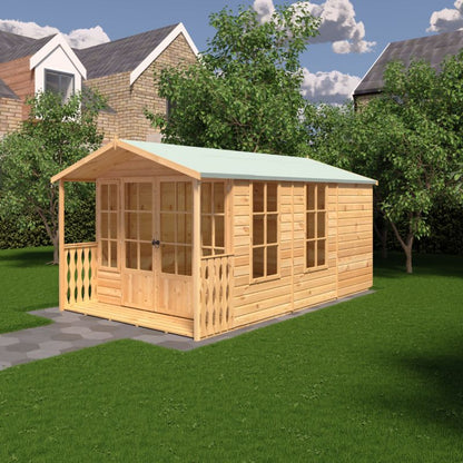 Shire Delmora 8x14 including Verandah Summerhouse