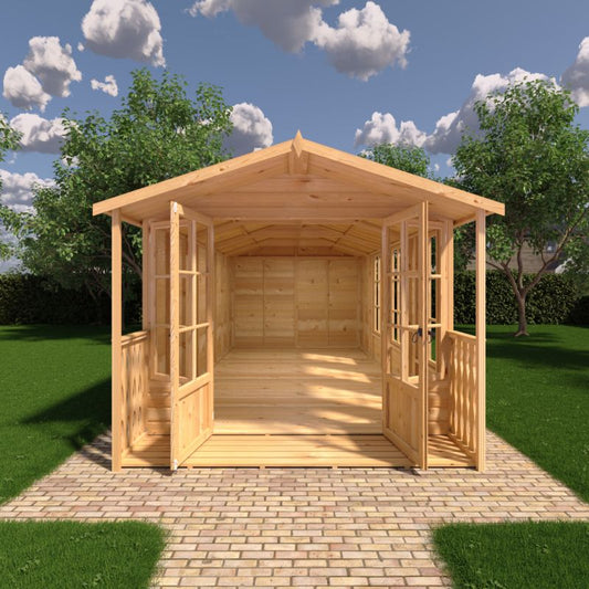 Shire Delmora 8x18 including Verandah Summerhouse
