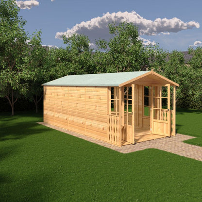 Shire Delmora 8x18 including Verandah Summerhouse