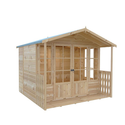 Shire Delmora 8x6 including Verandah Summerhouse
