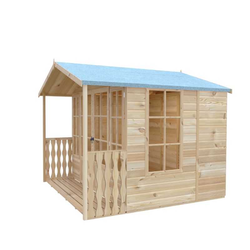 Shire Delmora 8x8 including Verandah Summerhouse