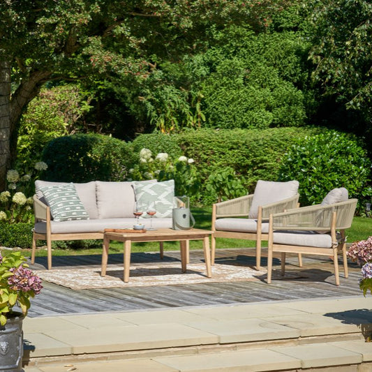 Pacific Lifestyle - Denver Sage Green Outdoor Seating Set