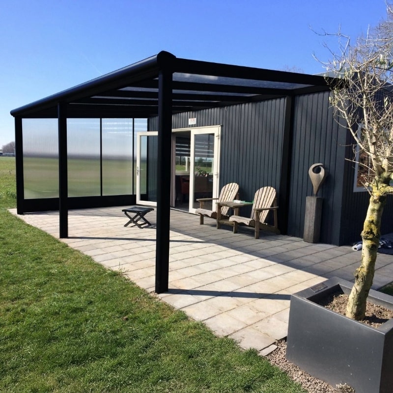 Deponti Bosco Aluminium Veranda with Polycarbonate Roof