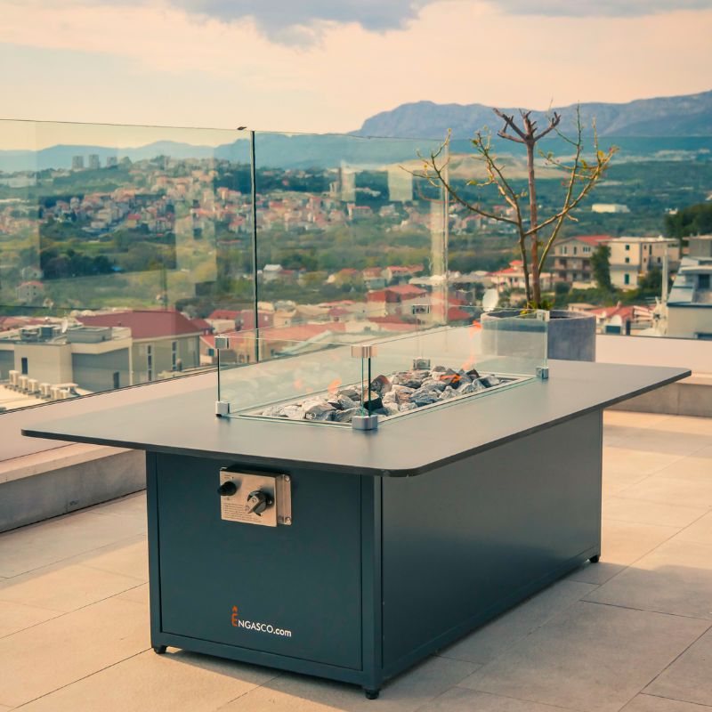 Engasco Lounge 130cm X 60/70cm Fire Table
