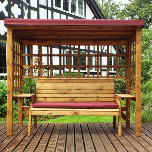 Charles Taylor - Wentworth Three Seater Arbour Burgundy