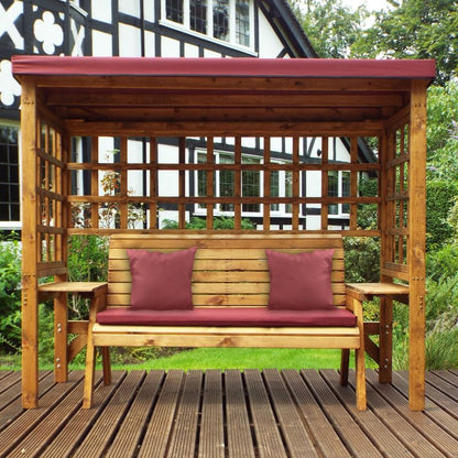 Charles Taylor - Wentworth Three Seater Arbour Burgundy