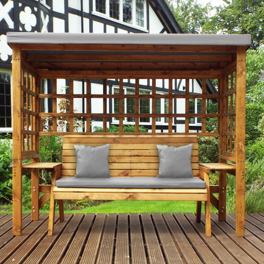 Charles Taylor - Wentworth Three Seater Arbour Grey