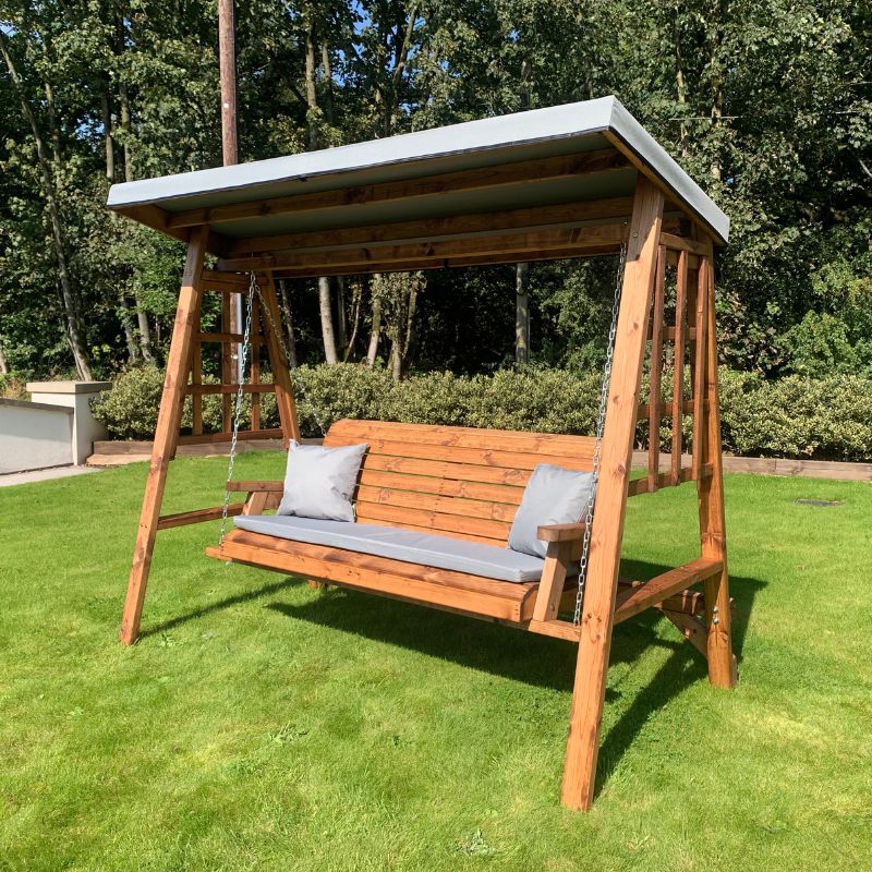 Charles Taylor - Dorset Three Seater Swing Grey