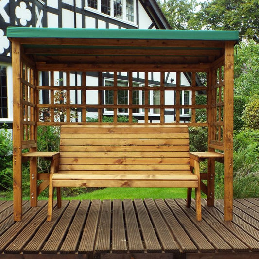 Charles Taylor - Wentworth Three Seater Arbour Green