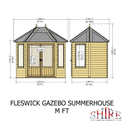Shire Fleswick 8x6 Summerhouse