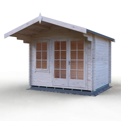 Shire Glenmore 10x8 28mm Log cabin
