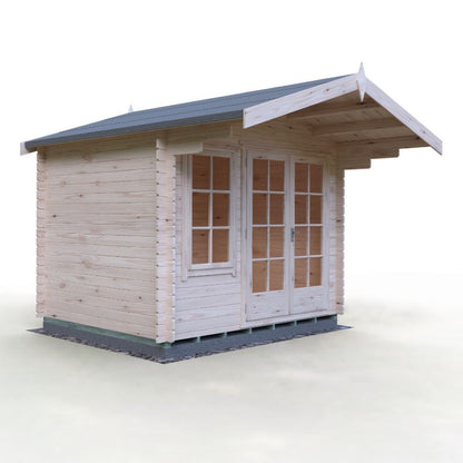Shire Glenmore 10x8 28mm Log cabin