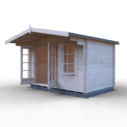 Shire Glenmore 12x8 28mm Log cabin