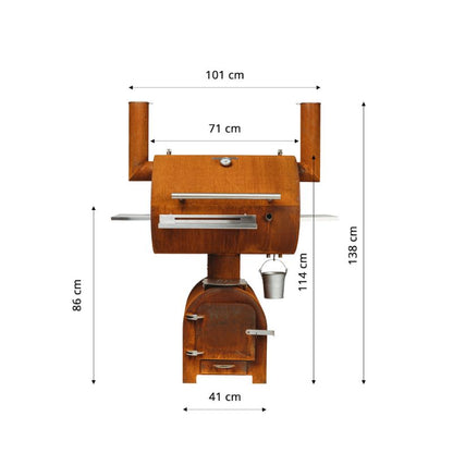 GrillSymbol Smoky Beast BBQ Smoker
