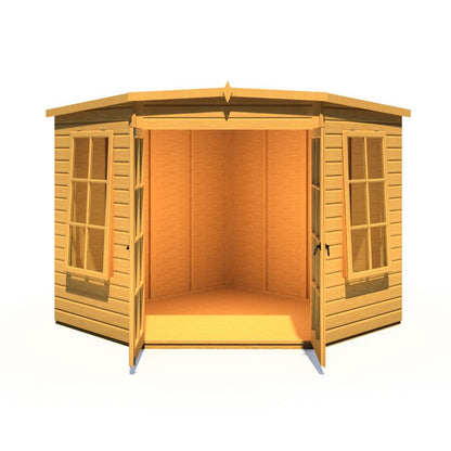 Shire Hampton Spec change to T&G Roof 8x8 Summerhouse