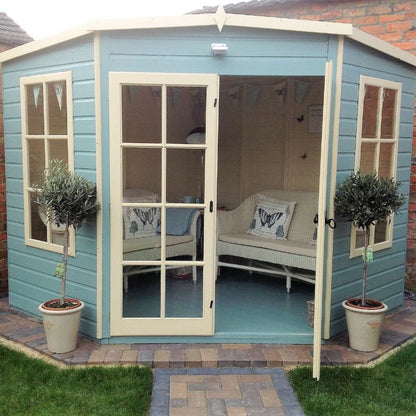 Shire Hampton Spec change to T&G Roof 8x8 Summerhouse