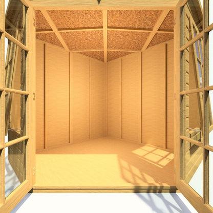 Shire Hampton  Spec change to T&G Roof 7x7  Summerhouse