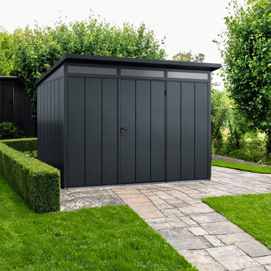 Hörmann Berry Modern Premium Metal Shed With Pent Roof
