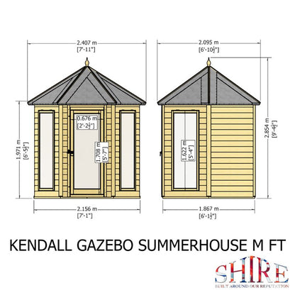 Shire Kendall 6x6 Summerhouse