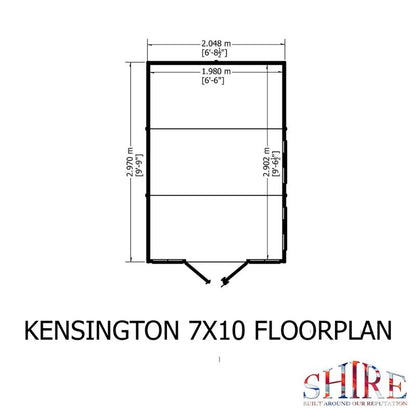 Shire Kensington 7x10 Summerhouse