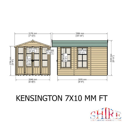 Shire Kensington 7x10 Summerhouse