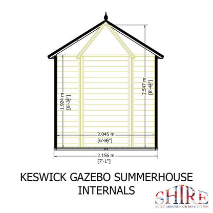 Shire Keswick 6x6 Summerhouse