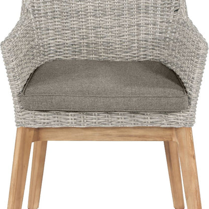 Larissa Light Kubu Grey Outdoor Dining Set 