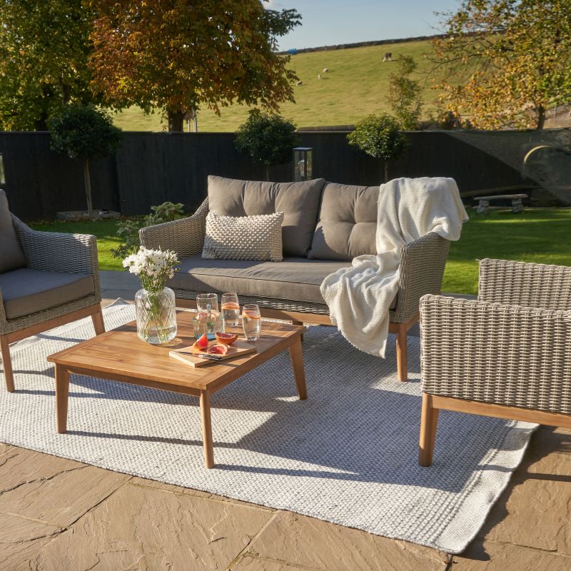 Pacific Lifestyle - Larissa Light Kubu Grey Outdoor Seating Set