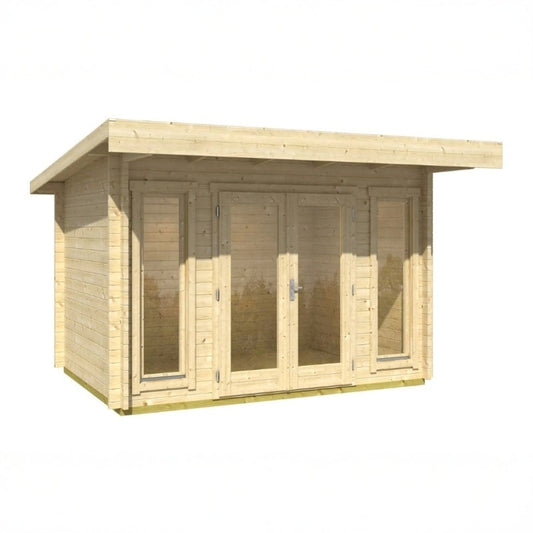 Lasita Barbados Mini Garden Log Cabin 10.8ft X 7.8ft 44mm