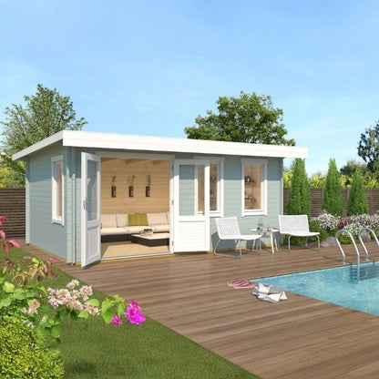 Lasita Baruda 53 Garden Log Cabin 16.7ft X 10.8ft 40mm thickness