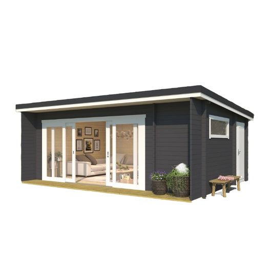 Lasita Java Garden Log Cabin 15ft X 23ft 44mm