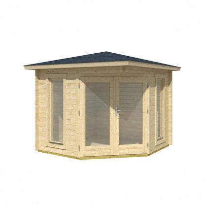 Lasita Oban Garden Log Cabin 7.8ft X 7.8ft 40mm