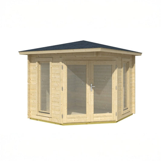 Lasita Oban Garden Log Cabin 7.8ft X 7.8ft 40mm