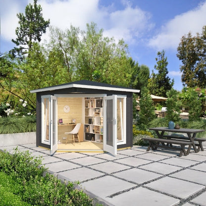 Lasita Oban Garden Log Cabin 7.8ft X 7.8ft 40mm