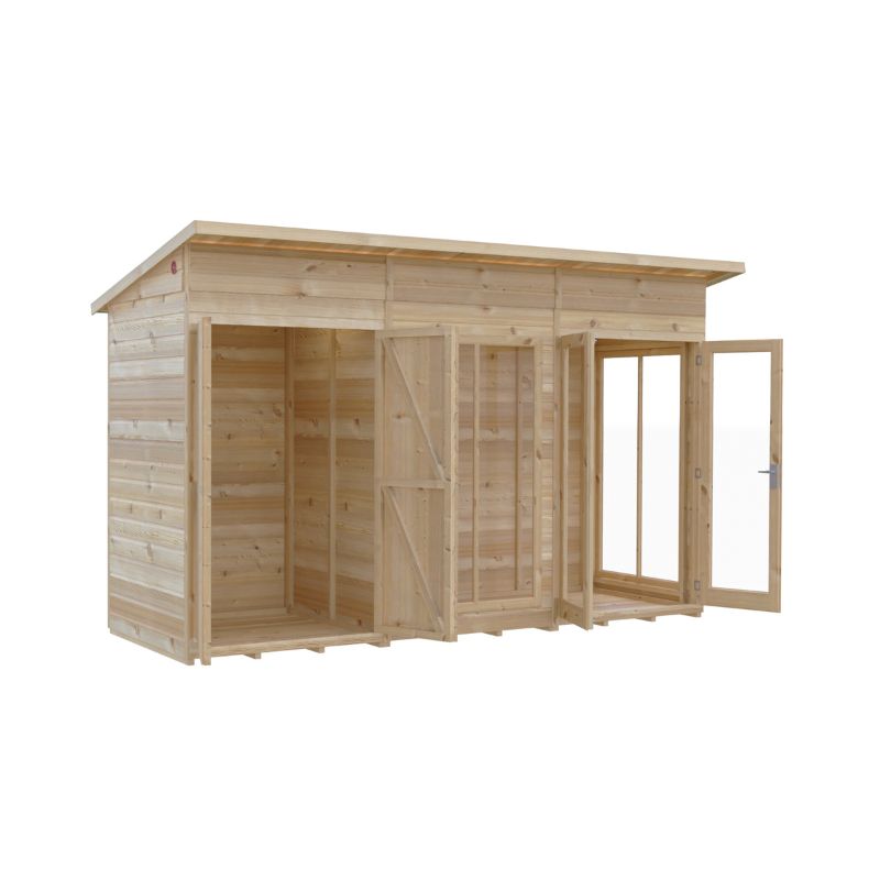 Shire Lela 12x4 including Storage Summerhouse