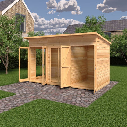Lela 12x6 including Storage Summerhouse