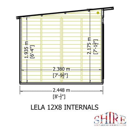 Shire Lela 12x8 Summerhouse