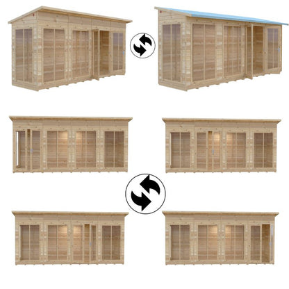 Shire Lela 16x6 Summerhouse