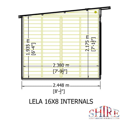Shire Lela 16x8 Summerhouse
