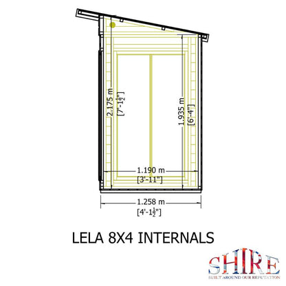 Shire Lela 8x4 Summerhouse
