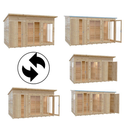 Lela 12x8 including Storage Summerhouse